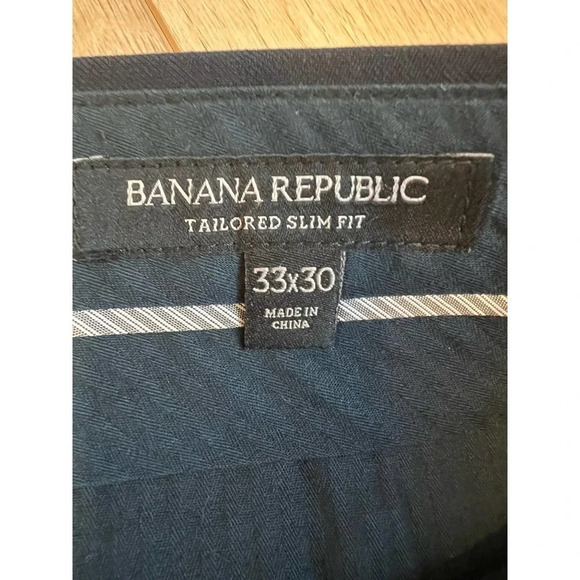 Banana republic lanificio cerruti TAILORED-FIT LUXE WOOL-BLEND SUIT TROUSER - Picture 5 of 7